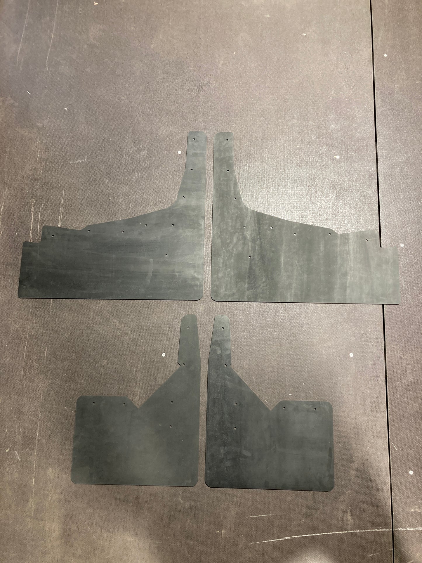 Toyota GR Yaris rally car mud flaps