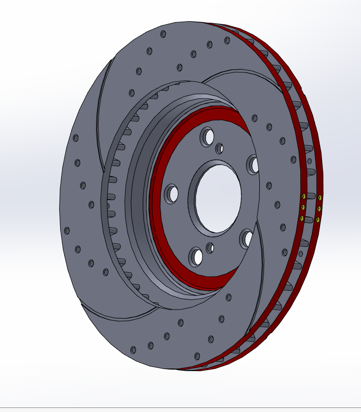 GR Yaris Small Brake Kit Replacement Disc Set