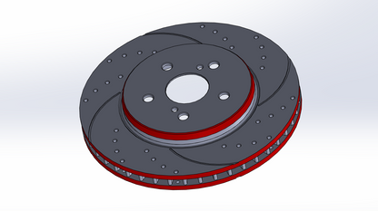 GR Yaris Small Brake Kit Replacement Disc Set