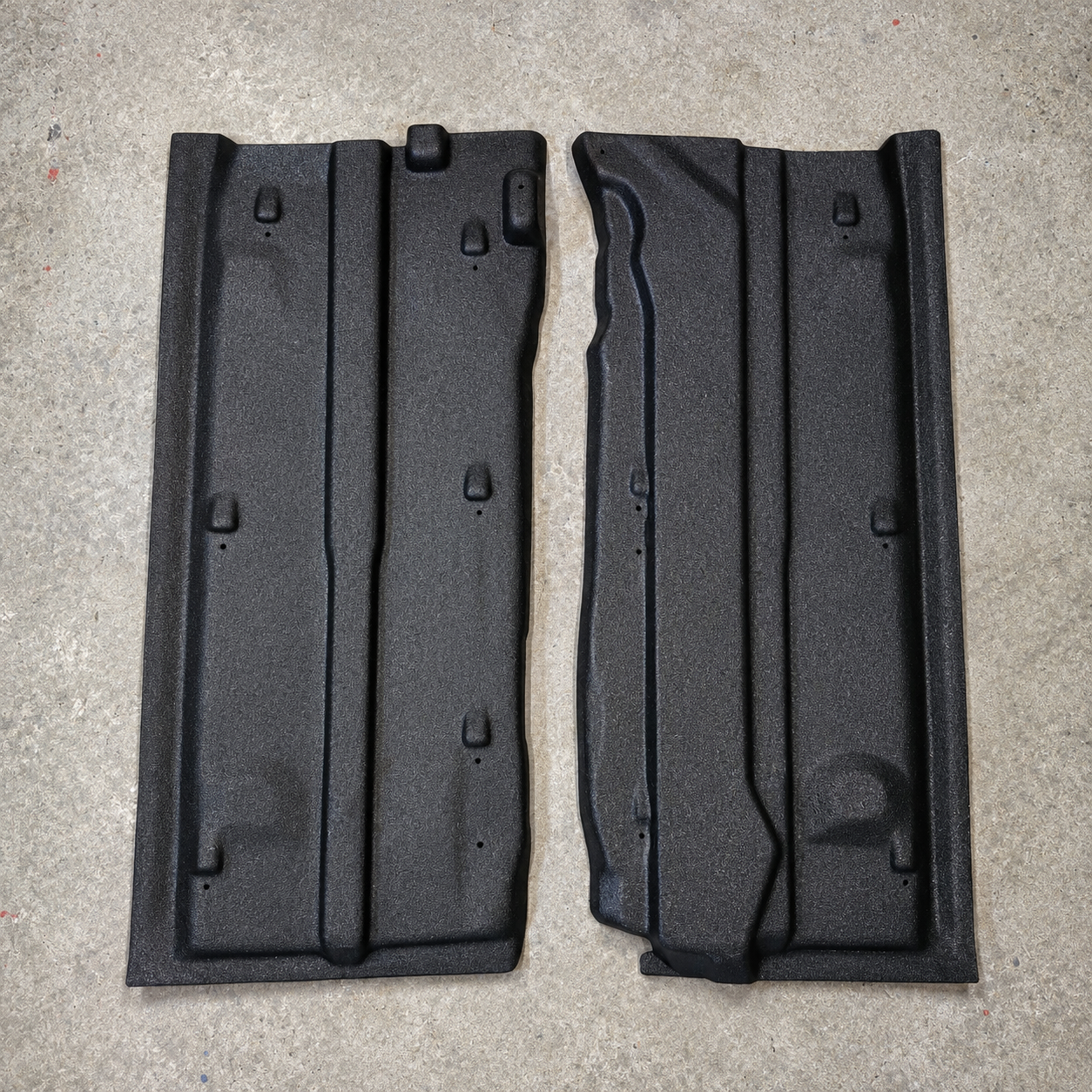 GR Yaris Floor Guard Kit with Line-X coated composite underbody protection panels