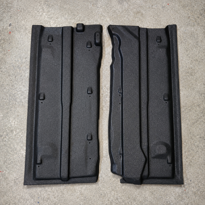 GR Yaris Floor Guard Kit with Line-X coated composite underbody protection panels