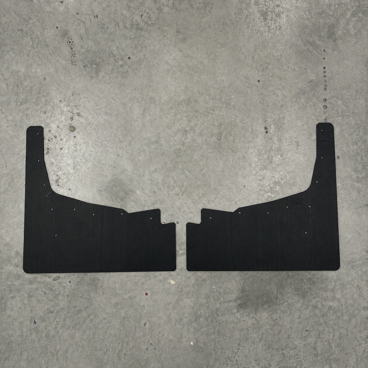 Pair of GR Yaris front mudflaps in rally fitment