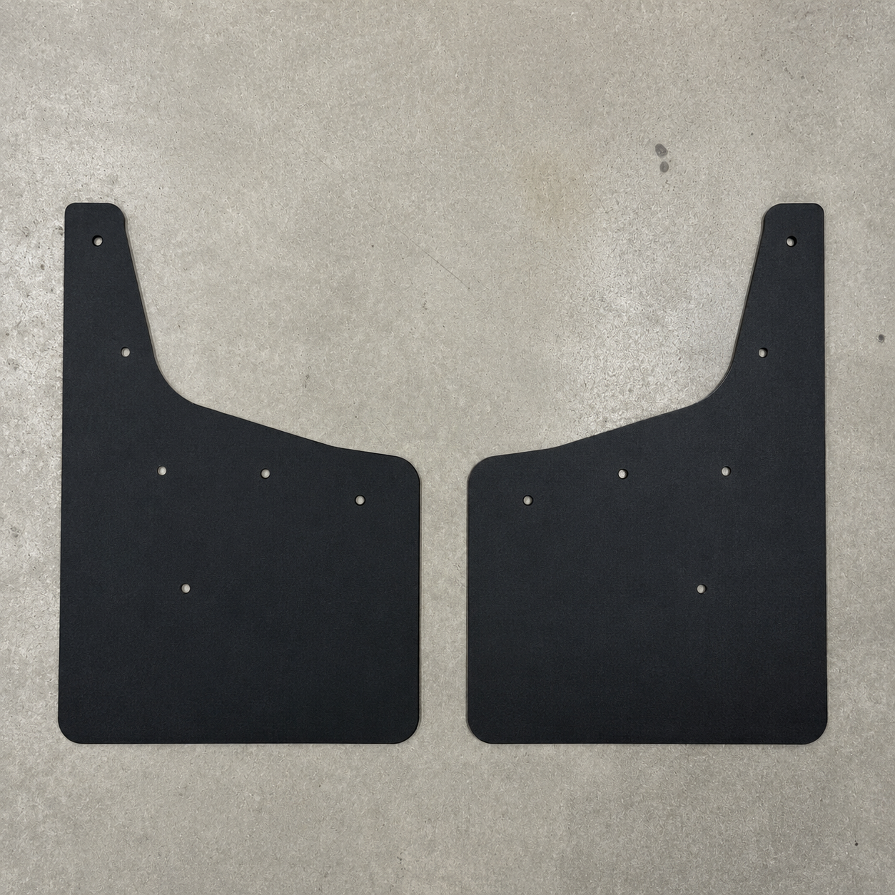 Pair of GR Yaris front mudflaps in street fitment