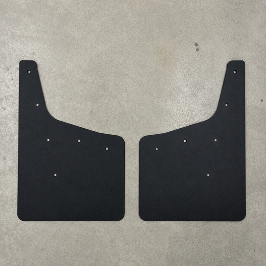 Pair of GR Yaris front mudflaps in street fitment