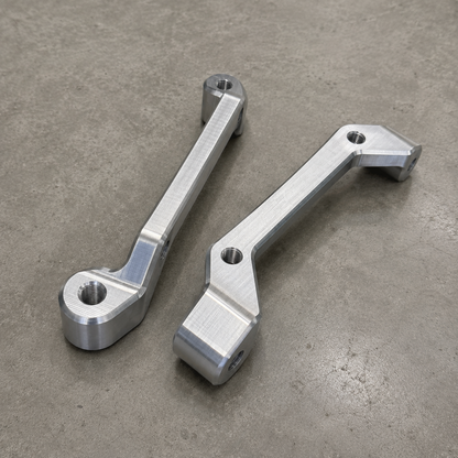 GR Yaris Small Brake Kit brake caliper mounting adapters machined in 6082 aluminium